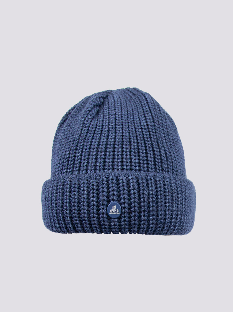 Ciepła ciemnoniebieska czapka dokerka Hammaburg zdjęcie 1