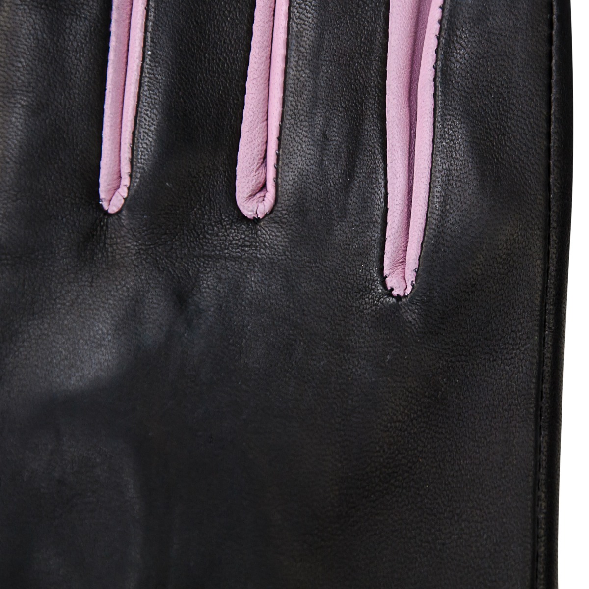 Czarna rękawiczka skórzana - Allora zdjęcie 3