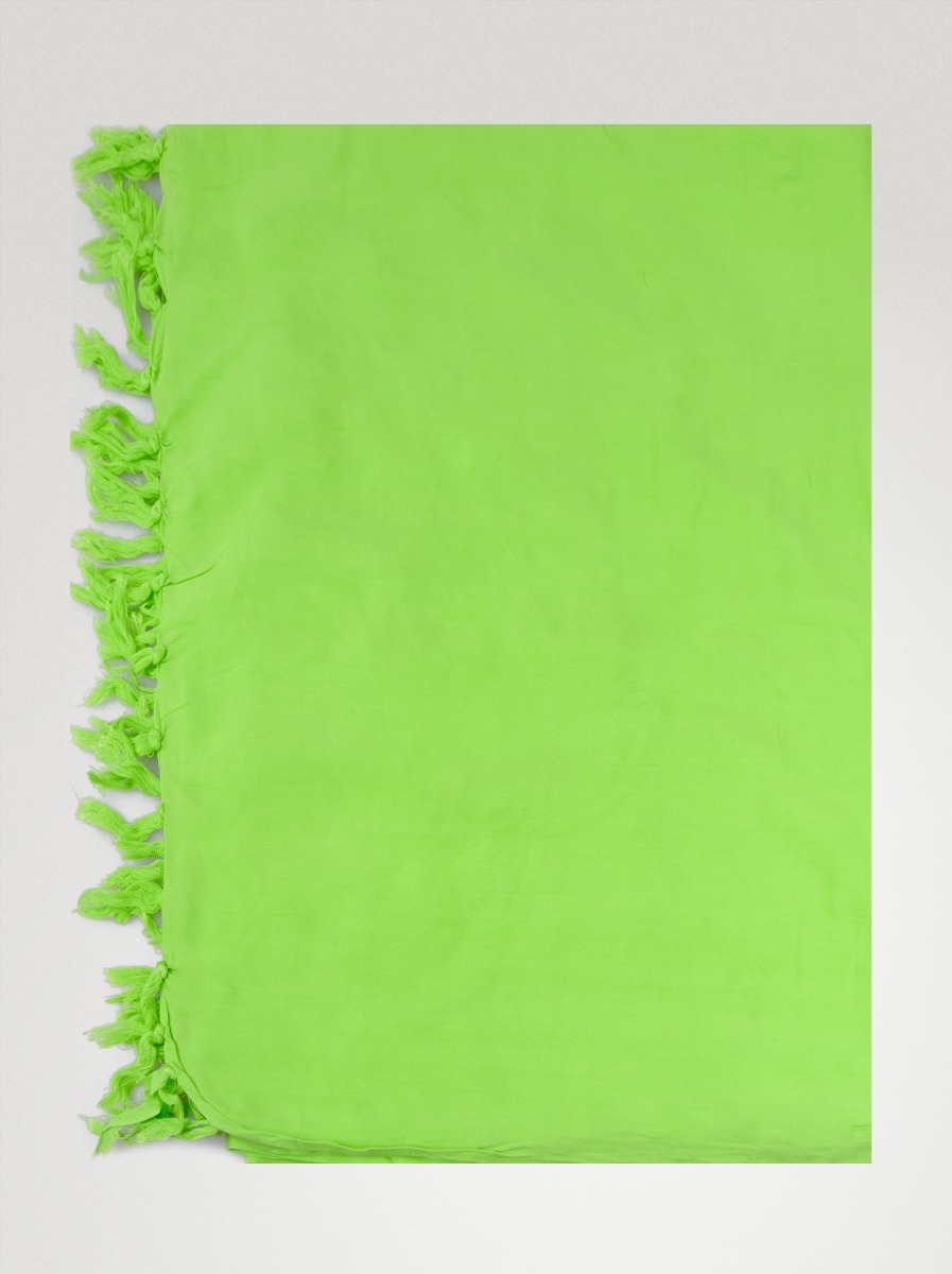 Chusta plażowa pareo w kolorze zielonym - Allora zdjęcie 2