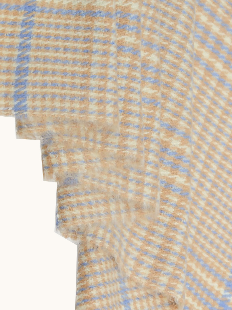 Ciepły szal w kratę 70 cm x 200 cm - Allora zdjęcie 3