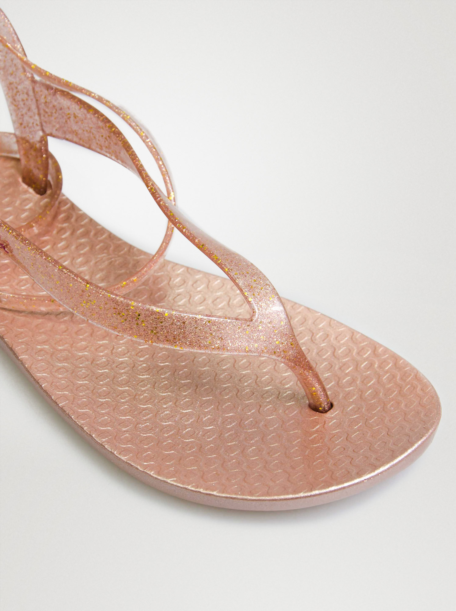 Sandały Ipanema  Renova różowe z brokatem - Ipanema zdjęcie 3