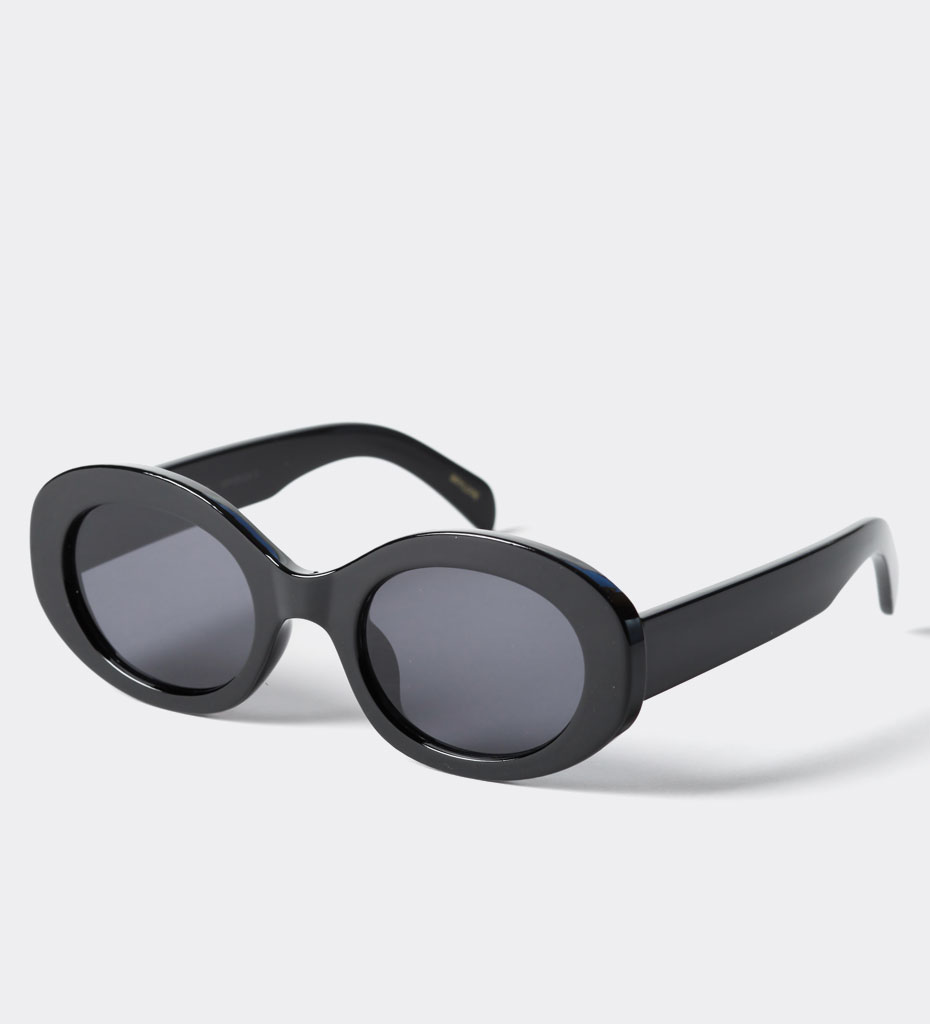 Forli Black, owalne okulary w stylu retro - Brylove zdjęcie 1