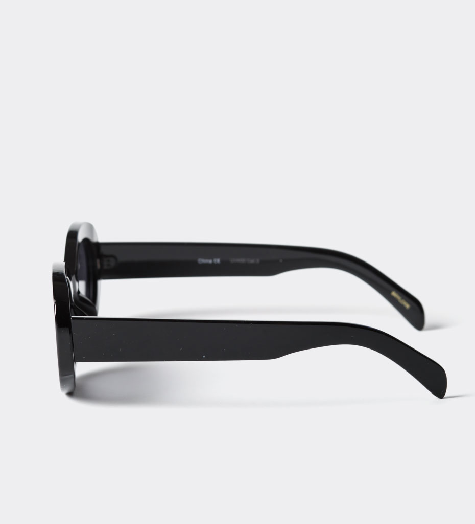 Forli Black, owalne okulary w stylu retro - Brylove zdjęcie 3
