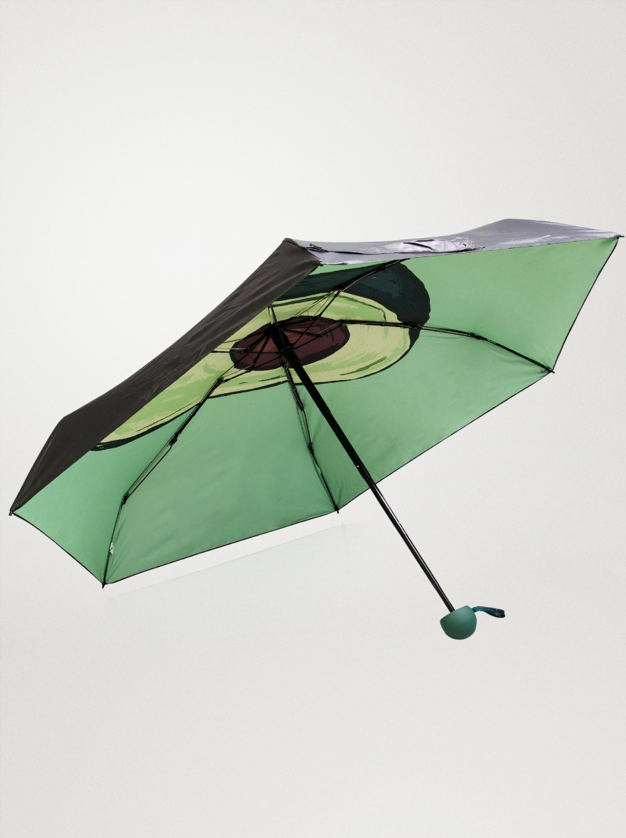 Lekki parasol składany awokado dwukolorowy - Allora zdjęcie 1