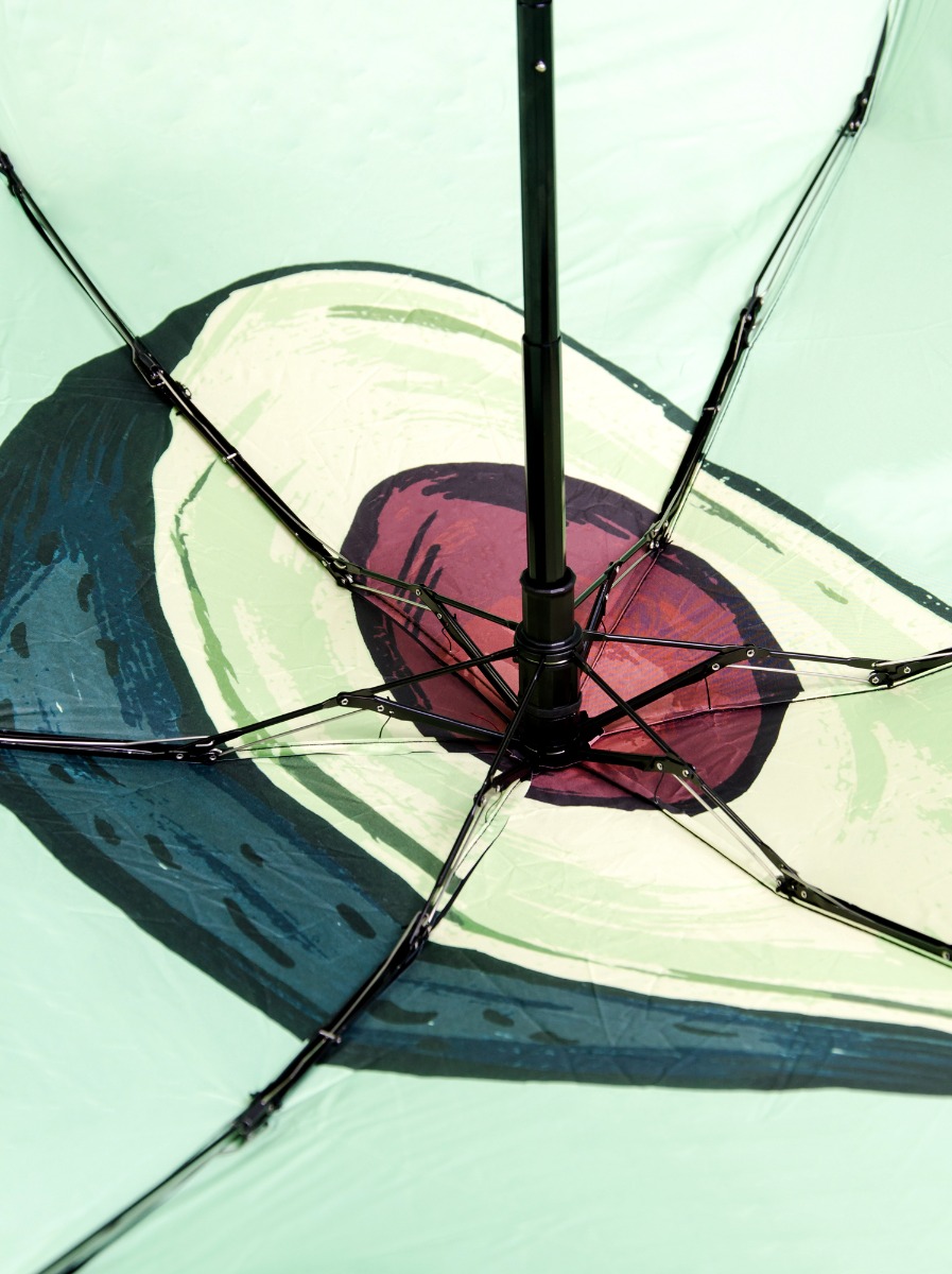 Lekki parasol składany awokado dwukolorowy - Allora zdjęcie 3