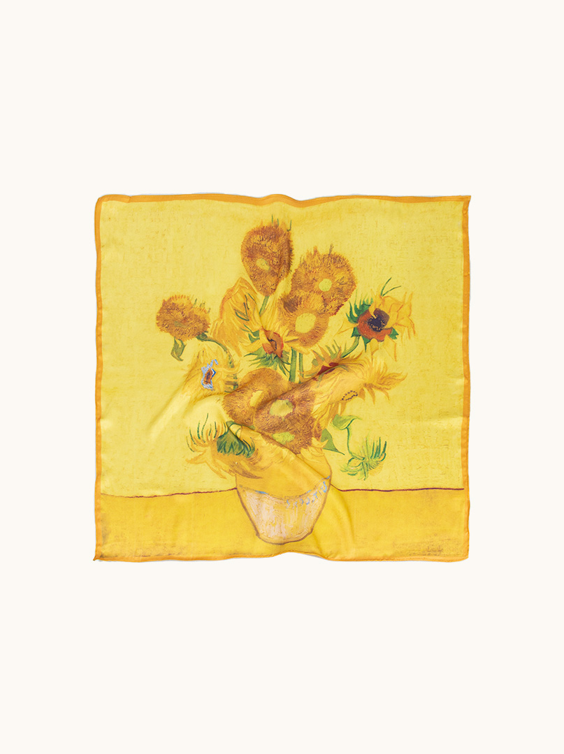 Mała gawroszka z poliestru "Słoneczniki"  Vincent van Gogh 53x53 cm zdjęcie 4