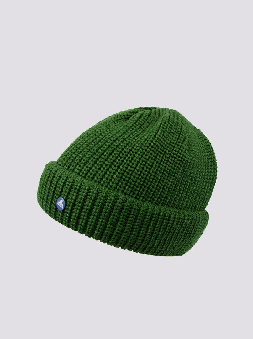 Ciepła zielona czapka dokerka Hammaburg zdjęcie 2
