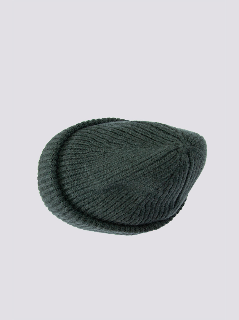 Ciepła wełniana zielona czapka Stetson zdjęcie 4