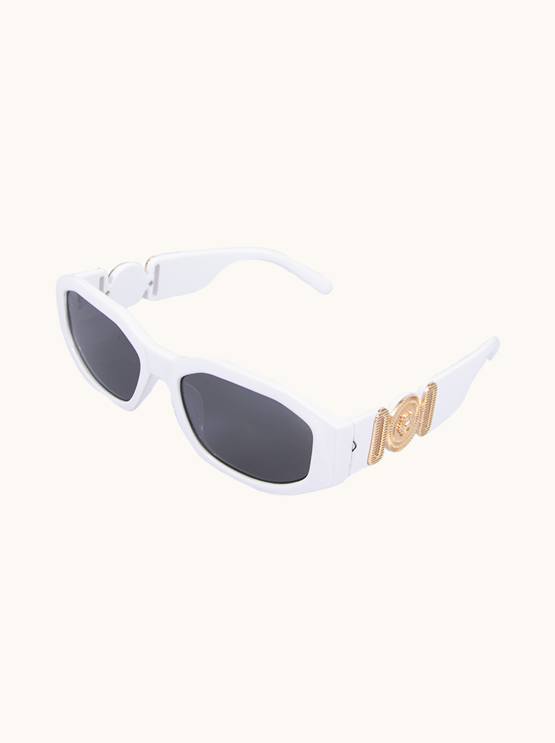 Okulary białe przeciwsłoneczne  Brylove zdjęcie 2