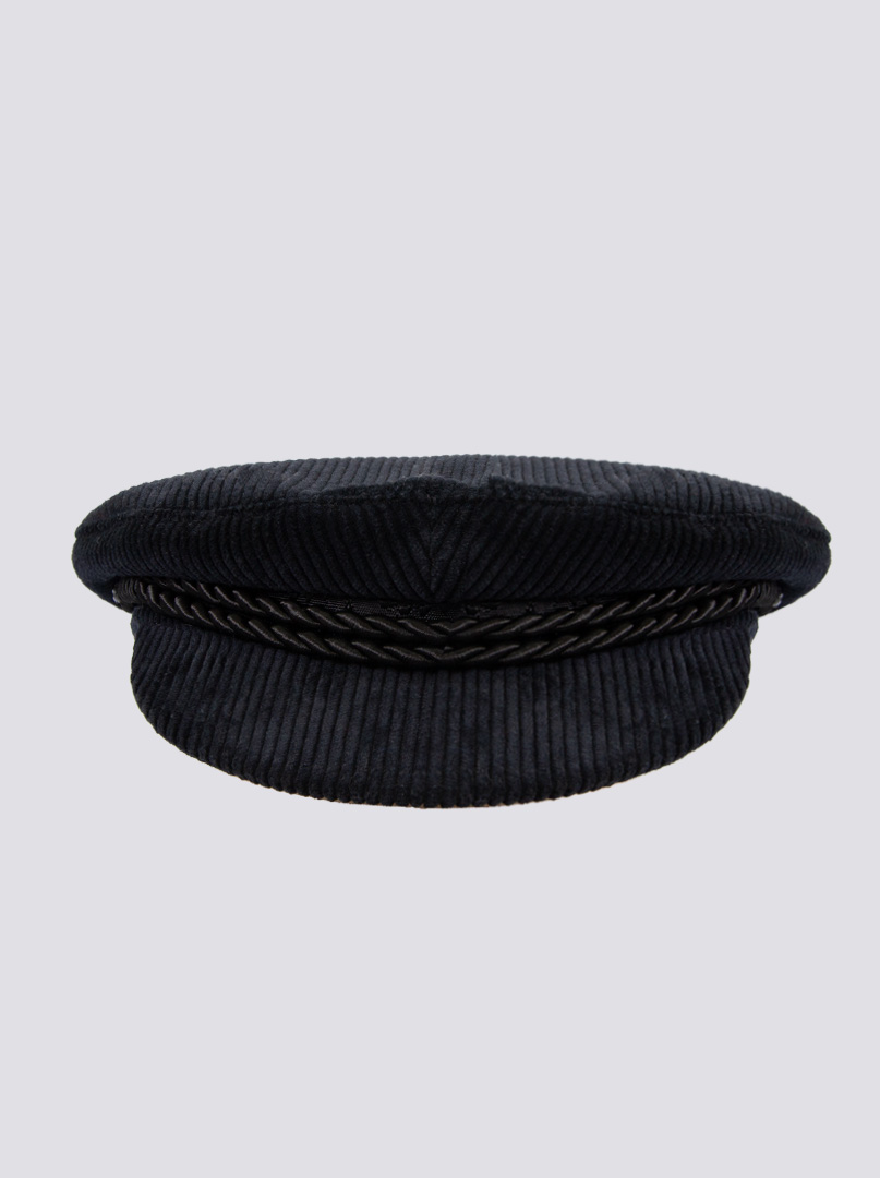 Kaszkiet sztruksowy czarny czapka Stetson L zdjęcie 2