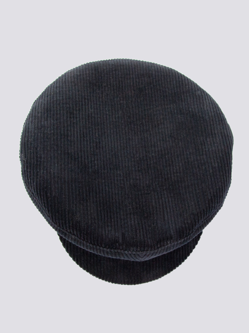 Kaszkiet sztruksowy czarny czapka Stetson L zdjęcie 4
