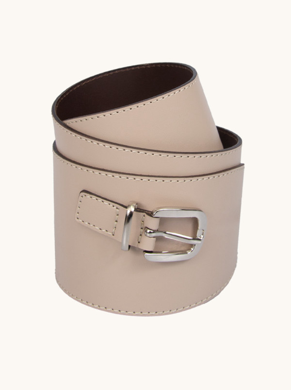 Pasek  w kolorze piaskowego beżu Allora be unique