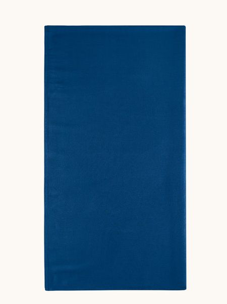 Szal 100% wiskoza gładki w kolorze chabrowym 75x180 cm