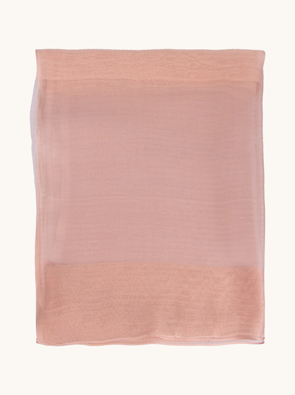 Pink evening shawl 80 cm x 190 cm