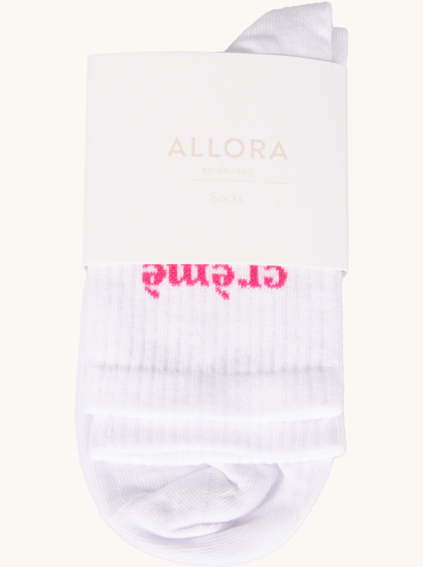 Women's cotton crèmè de la crèmè socks
