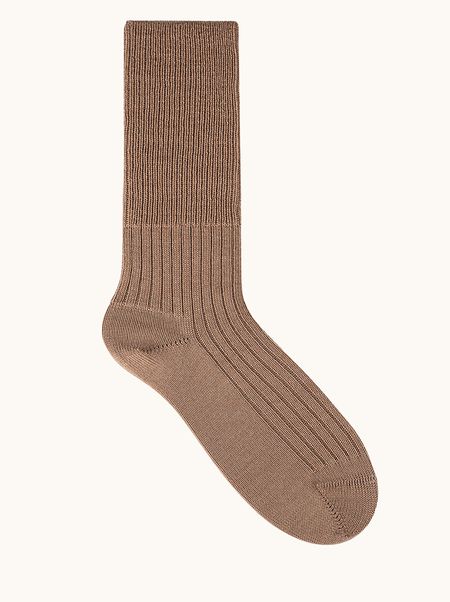 Women's merino wool socks – warm, non-binding, ribbed