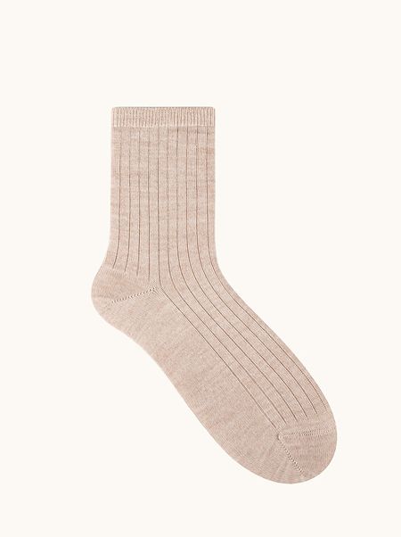 Women's merino wool socks – warm, ribbed