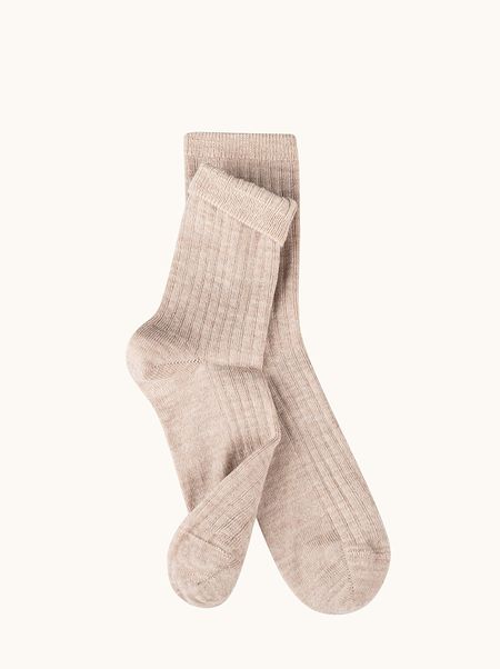 Women's merino wool socks – warm, ribbed