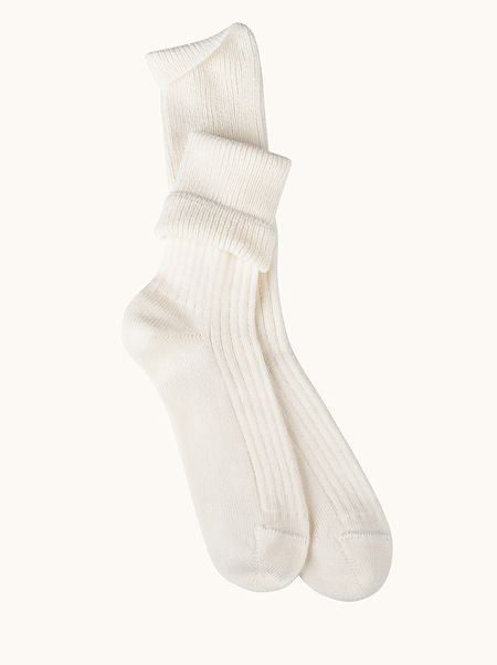 Women's merino wool socks – warm, non-binding, ribbed
