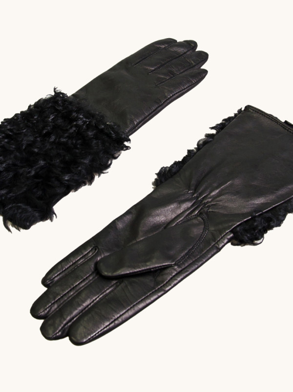 Leather gloves S