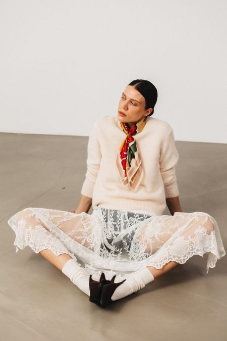 Autorska apaszka jedwabna Felicita 70×70 cm