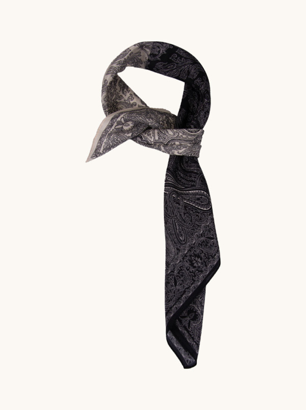 Apaszka jedwabna  Cień i Blask 66 cm x 66 cm 