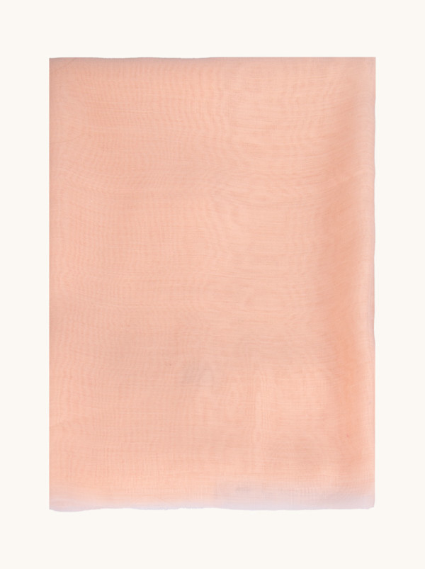 Peach colored formal scarf 80cm x 200cm