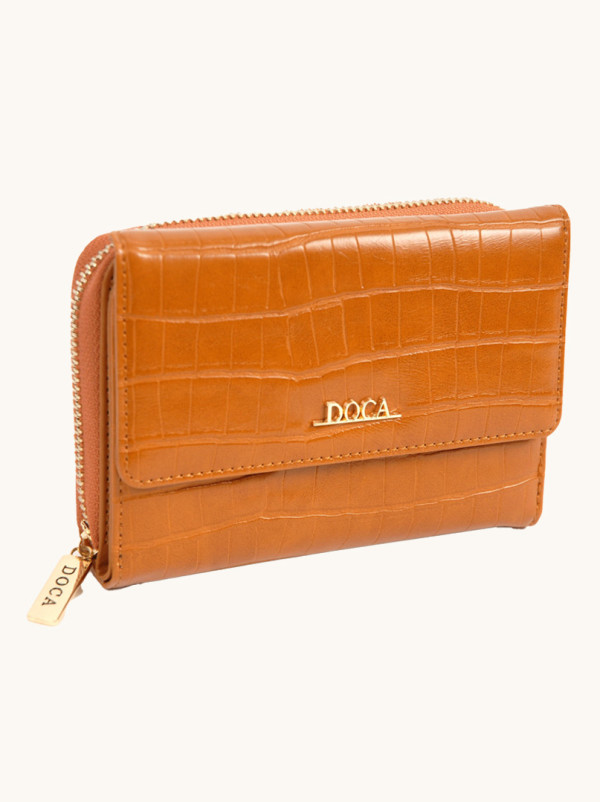 Portfel z motywem skóry węża DOCA