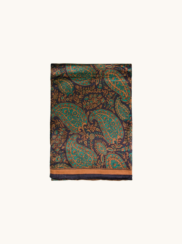 Duża chusta 110x110cm we wzory w paisleye