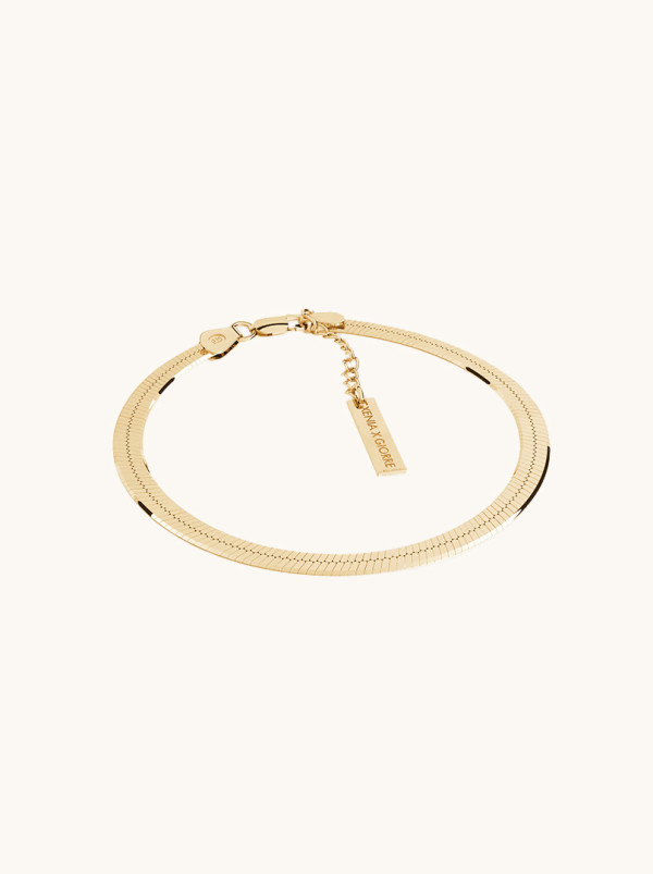 BRANSOLETKA GIORRE, PŁASKA TAŚMA, SREBRO 925, XENIA X GIORRE