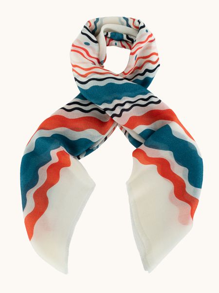 Chusta 100% wełna we wzory 100x100 cm