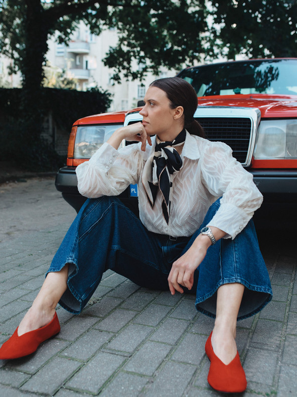 Duża chusta jedwabna Szach i Mat 110cm x 110cm PREMIUM