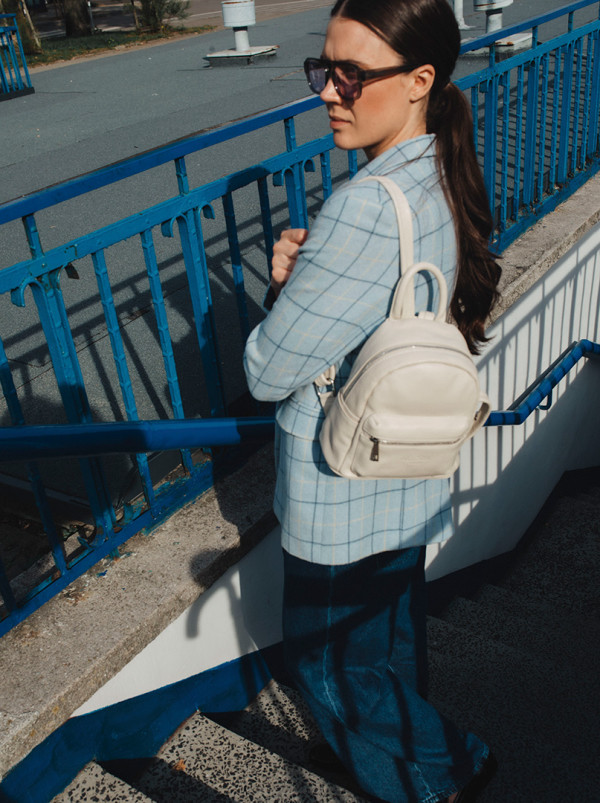 Plecak ALLORA be unique ze skóry naturalnej 23 cm x 32 cm PREMIUM