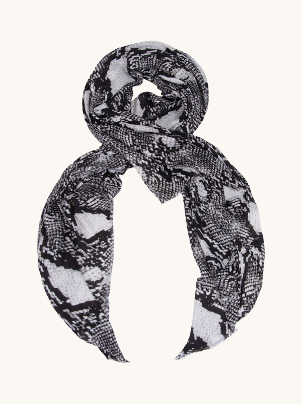 Szal 100% wiskoza o wzorze zwierzęcym 90cm x 180cm