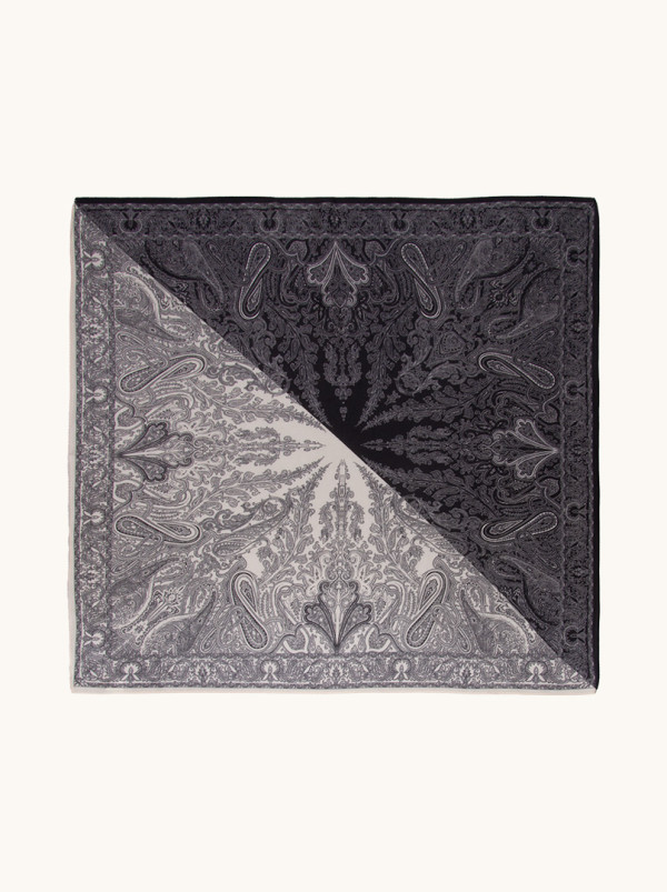 Apaszka jedwabna  Cień i Blask 66 cm x 66 cm 