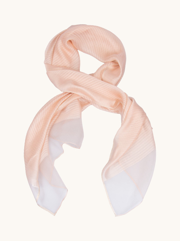 Evening shawl softly powder 65 cm x 195 cm