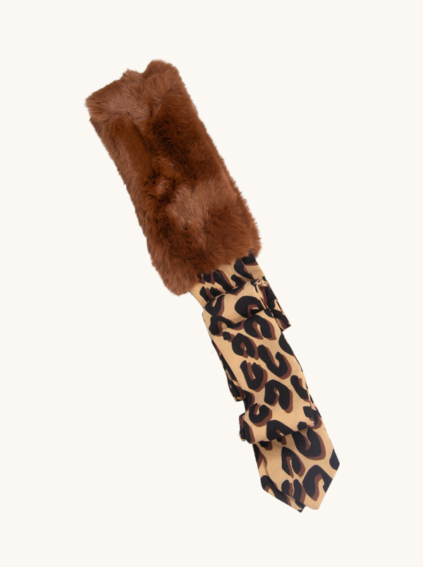 Szal kołnierzyk z futerka (20SZ326)