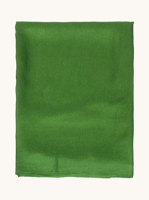 Shimmering green formal scarf 100cm x 170cm