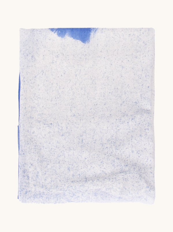 Blue shaded scarf 100% wool 