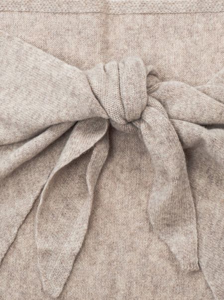 Chusta wełniana beżowa MUSA 130x130x170 cm PREMIUM