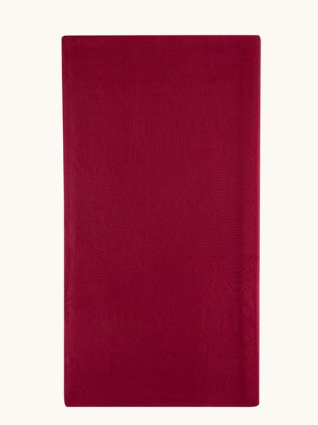 Szal 100% wiskoza gładki w kolorze czerwonym 75x180 cm