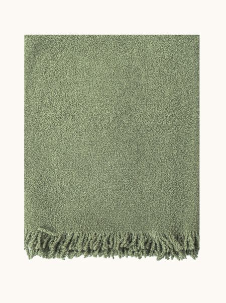 Szal zielony z kaszmirem 25x150 cm PREMIUM