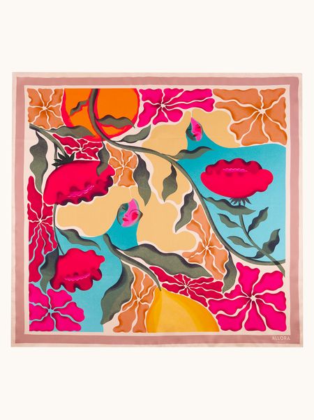 Autorska apaszka jedwabna Felicita 70×70 cm