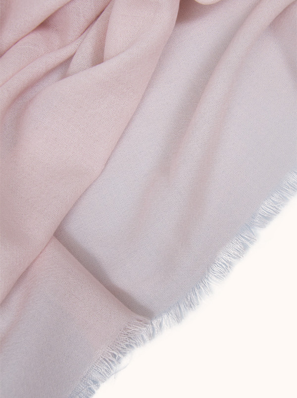 Scarf 100% wool pink 70cm x 190 cm