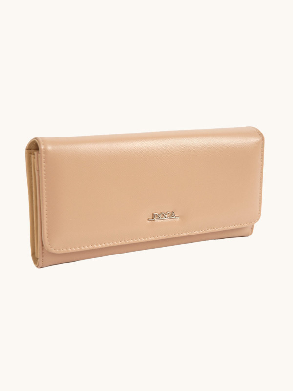 Duży beżowy portfel DOCA