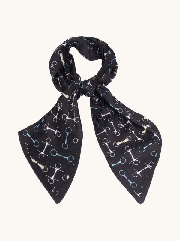 Subtle equestrian-inspired shawl with a touch of class 20 cm x 155 cm