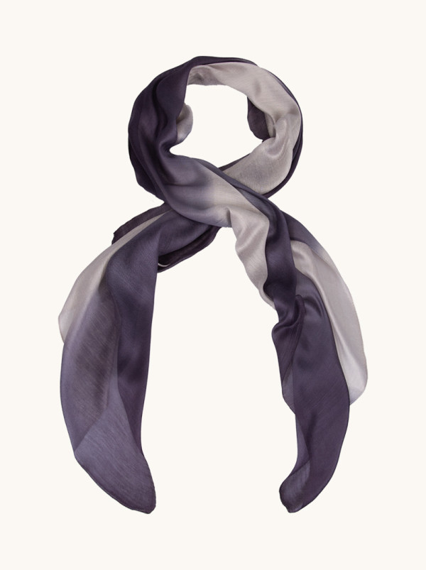 Gray formal scarf a stylish accessory for an evening dress 190 cm