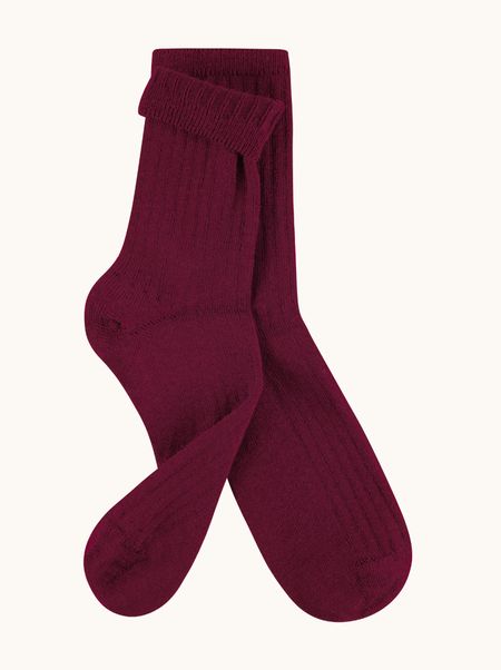 Women's merino wool socks – warm, ribbed