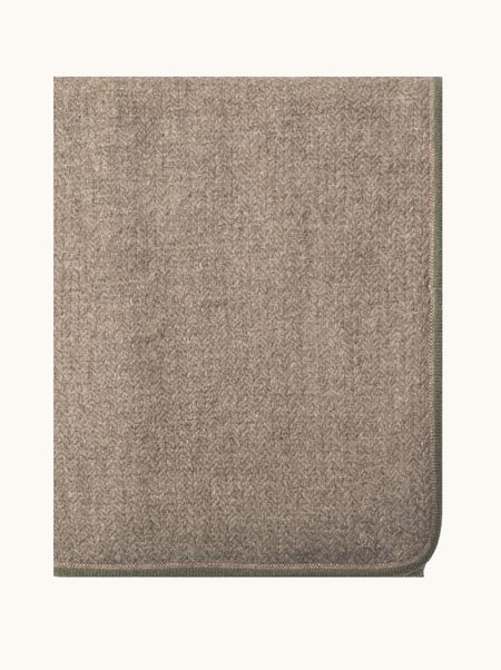 100% mink-colored cashmere scarf with trim 70x180 cm PREMIUM