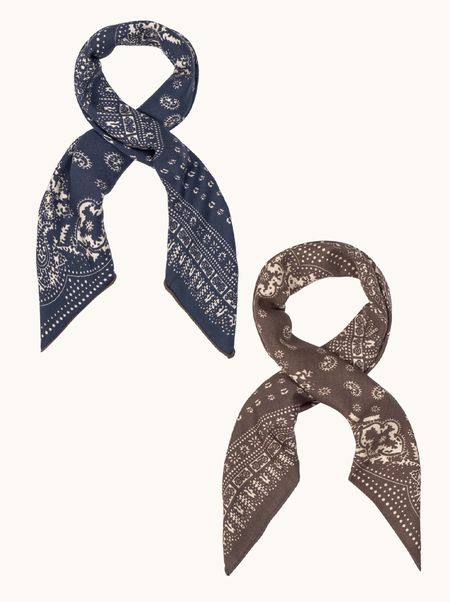 Apaszka wełniana dwustronna paisley 90x90 cm 